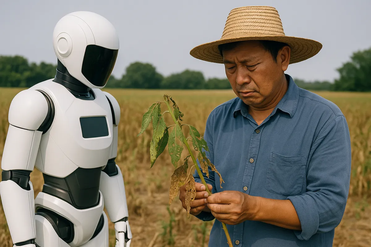 Un agricultor confía en la IA y su cosecha se pierde